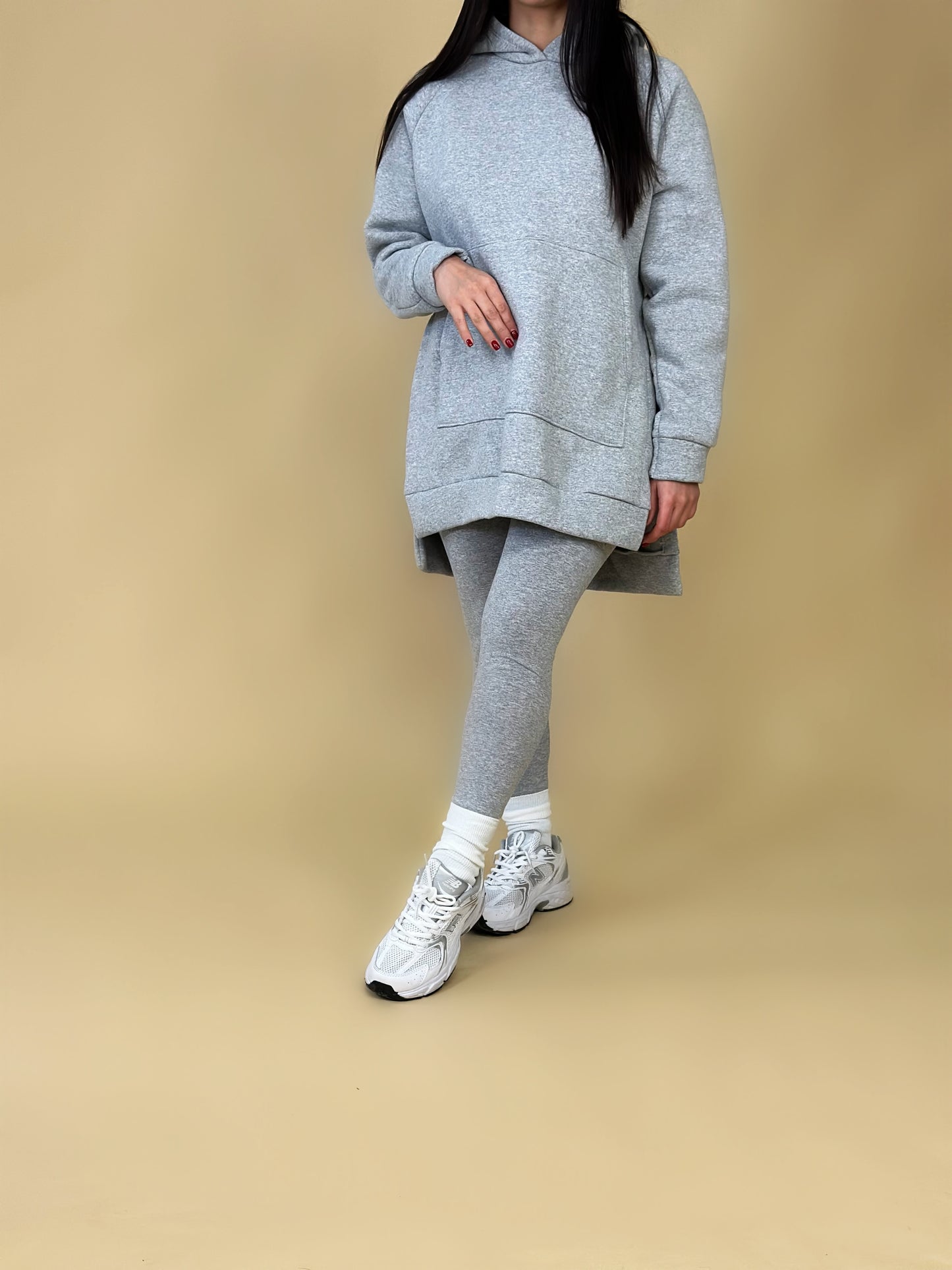 Ensemble sweat gris